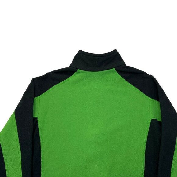 The North Face 1/4 Zip Sweater Boy's Size Small Green Glacier Fleece Pullover - Picture 6 of 11